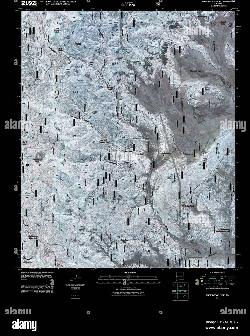 New underwood map hires stock photography and images Alamy