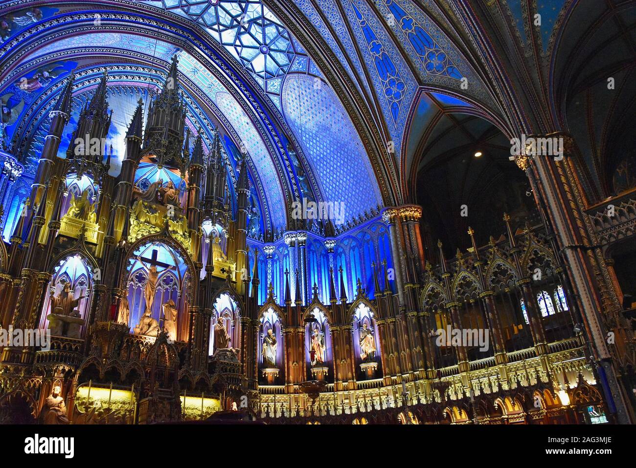 Notre Dame de Montreal, Quebec, Canada Stock Photo Alamy
