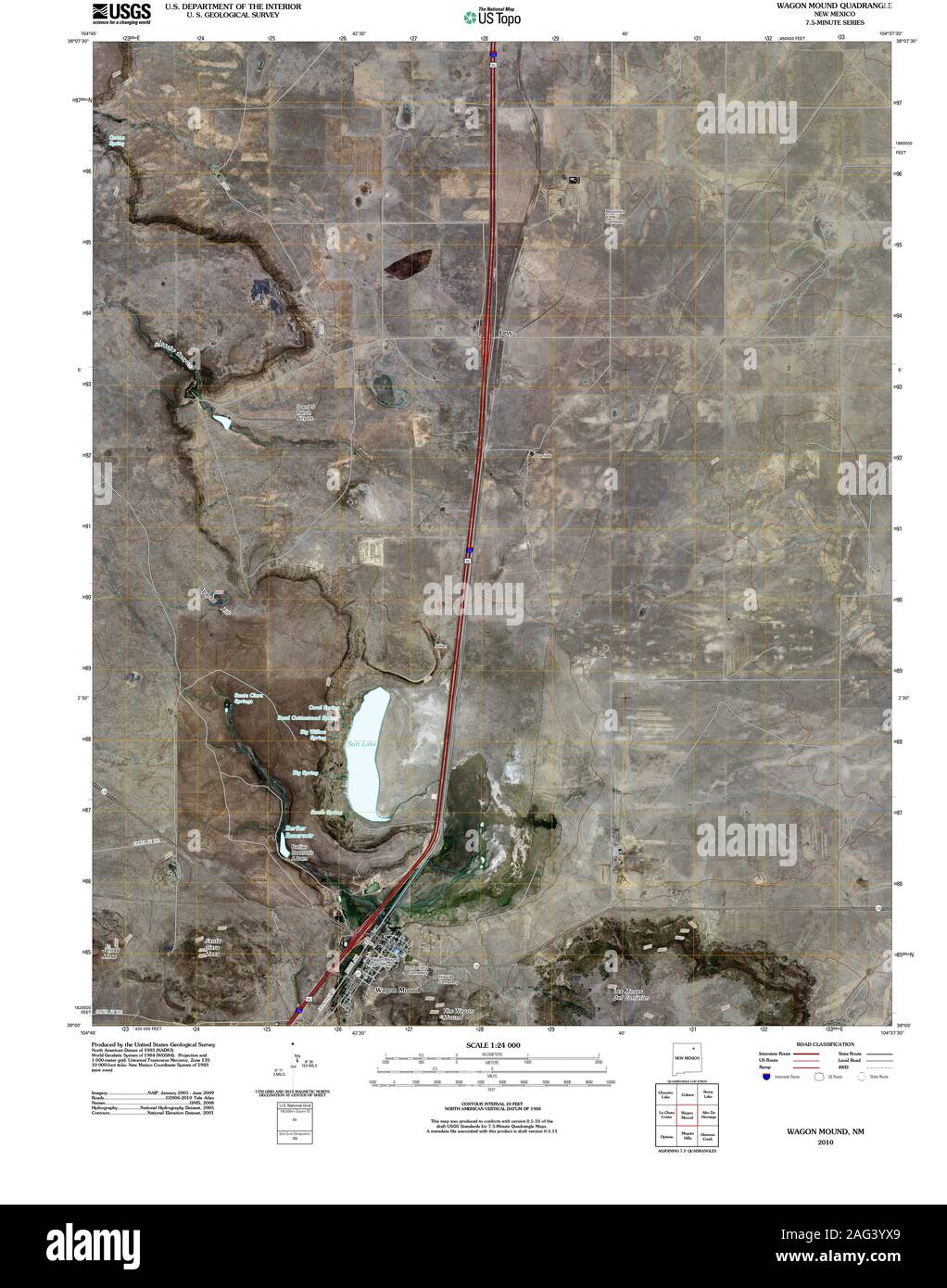 Wagon mound new mexico map hires stock photography and images Alamy