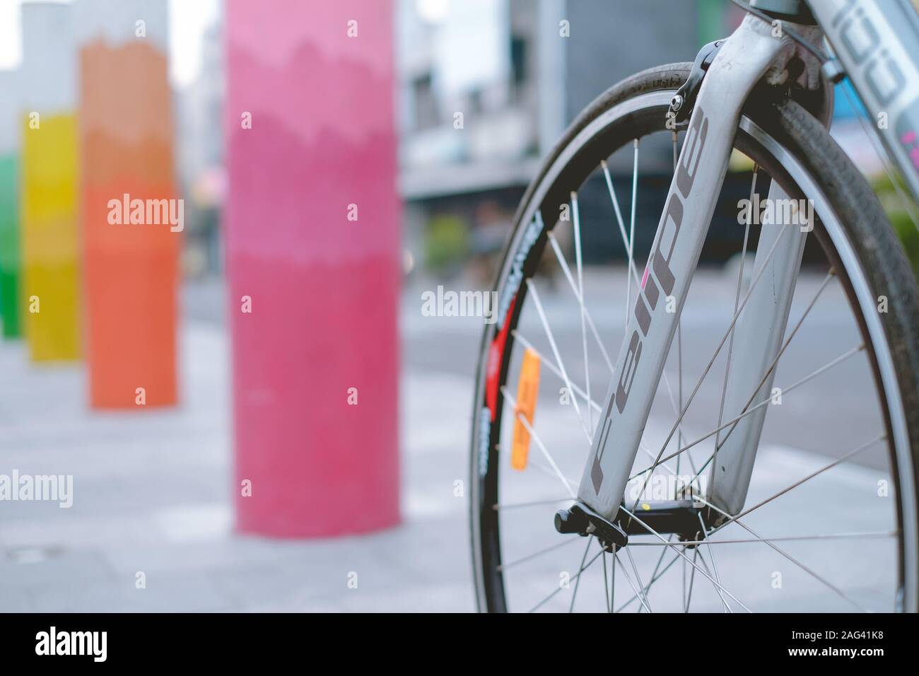 Shallow focus shot bicycle hi-res stock photography and images - Alamy