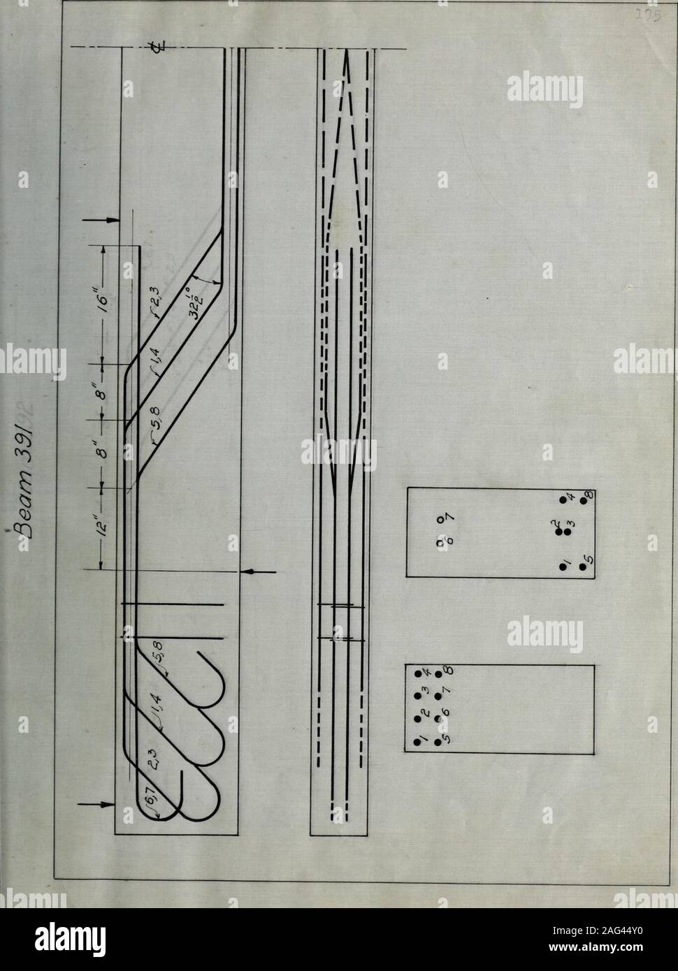 Web Bars . Stresses in the web reinforcement of restrained concrete beams Stock ...