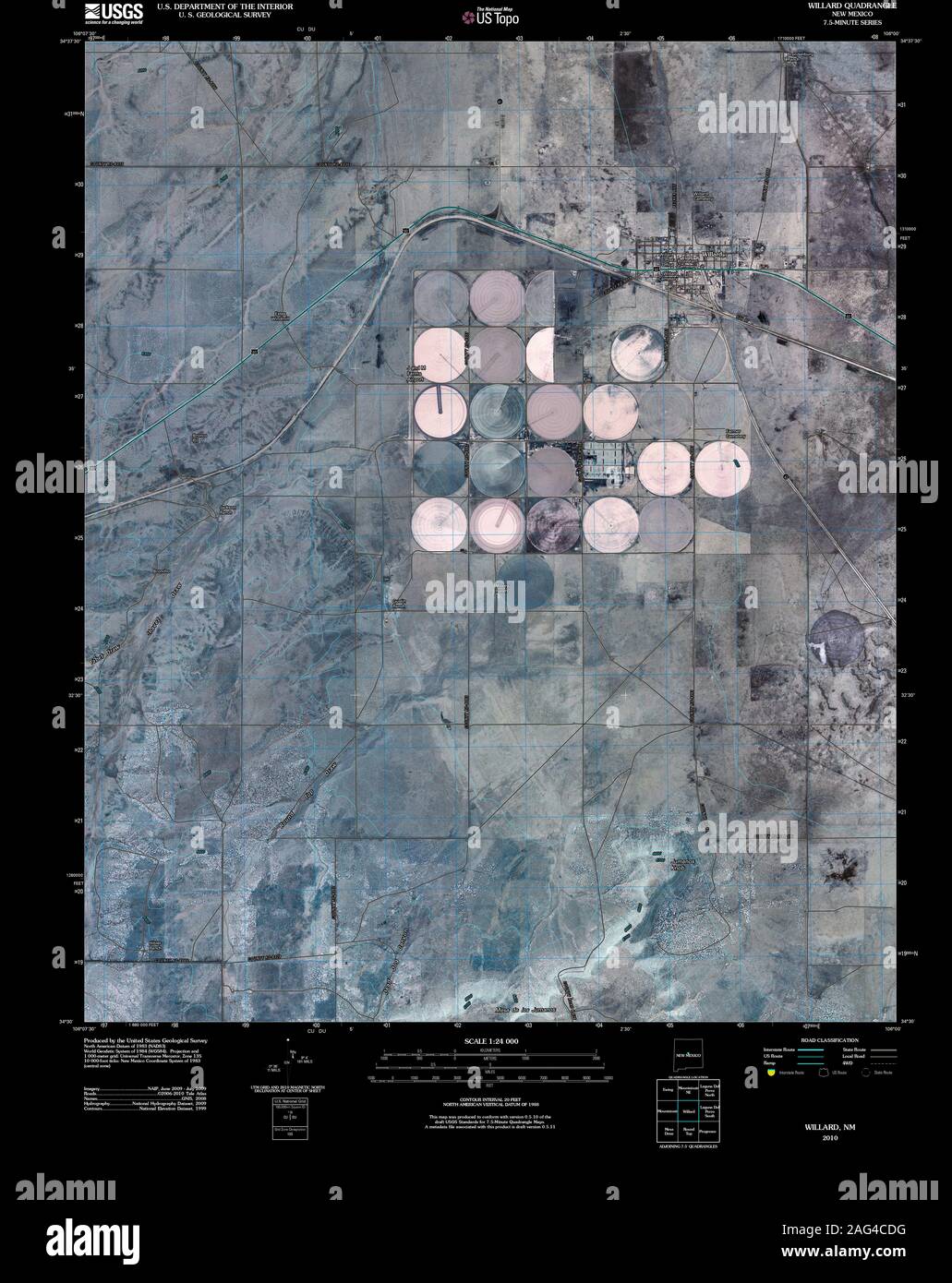 Willard new mexico map hires stock photography and images Alamy