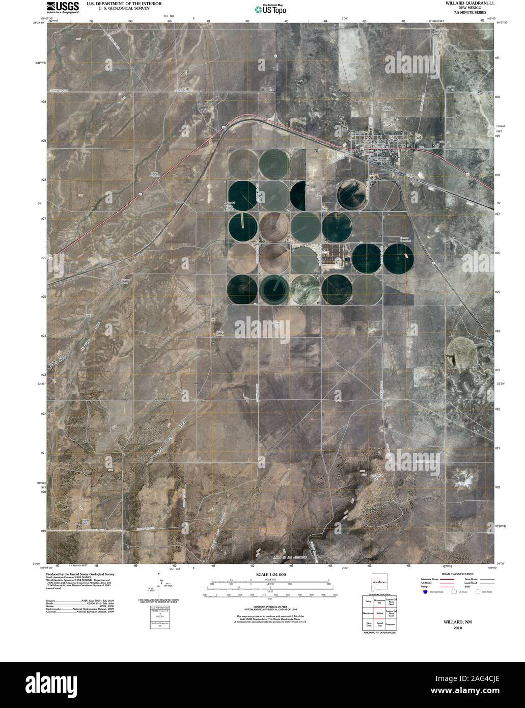 Willard new mexico map hires stock photography and images Alamy