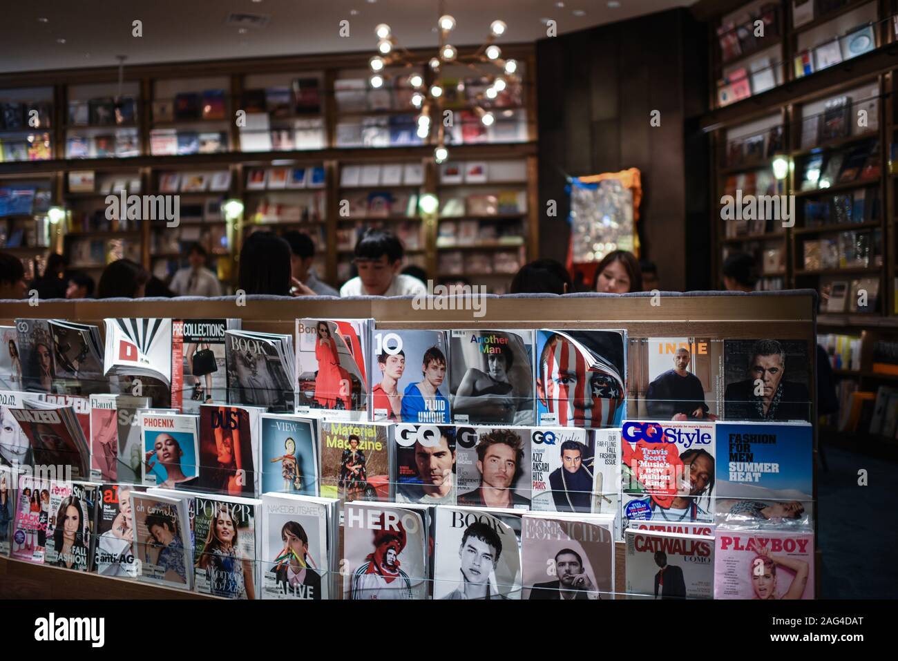 Tsutaya Bookstore In Shibuya Tokyo Japan Stock Photo Alamy