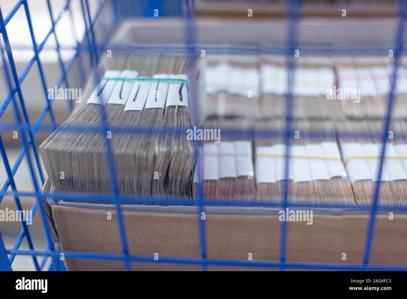 Boxes In A Cage Stock Photos & Boxes In A Cage Stock Images - Alamy