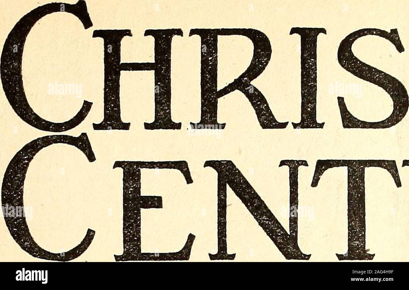 . Christian Century. TIHN U Ki jl An Undenominational Journal of Religion Volume XXXVII MARCH 11, 1920 Number 11 EDITORIAL STAFF: CHARLES CLAYTON MORRISON, EDITOR; HERBERT L. WILLETTj, CONTRIBUTING EDITORTHOMAS CURTIS CLARK, ORVIS F. JORDAN, ALVA W. TAYLOR, JOHN R. EWERS, JESSIE BROWN POUNDS Entered as second-class matter, February 28, 1892, at the Post-office at Chicago, Illinois, under the act of March 3, 1879.Acceptance for mailing at special rate of postage provided for in Section 1103, Act of October 3, 1917, authorized on July 3, 1918.Published Weekly By the Disciples Publication Society Stock Photo