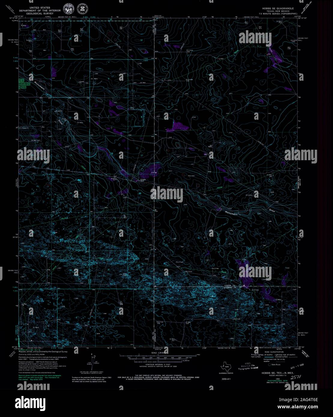 Map of hobbs new mexico hires stock photography and images Alamy