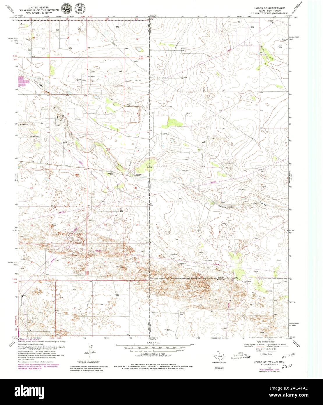 Map of hobbs new mexico hires stock photography and images Alamy