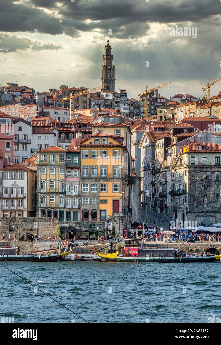 Porto over the Douro River Stock Photo