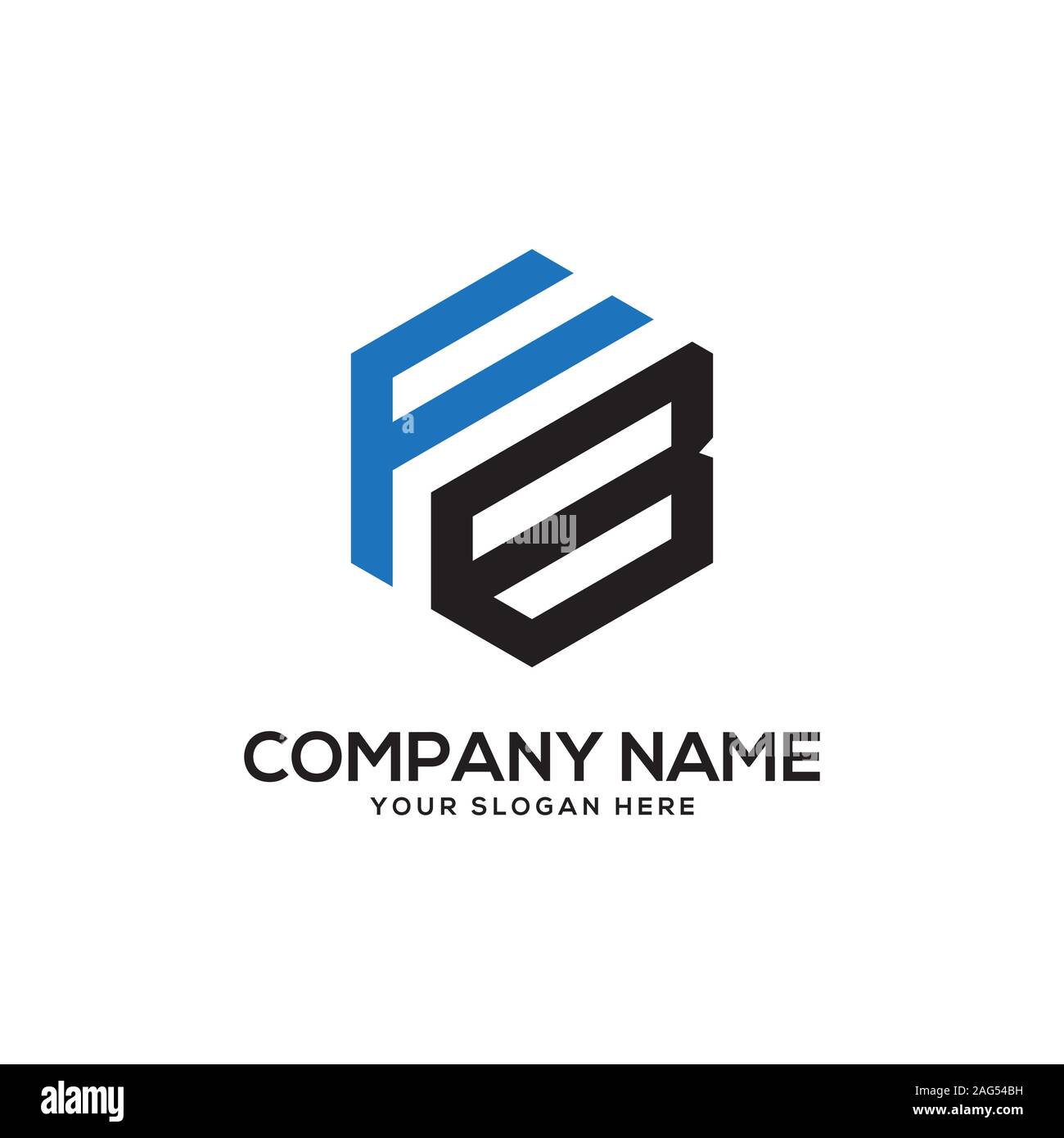 EB initial letter Logo Inspiration, E and B combination logo vector ...