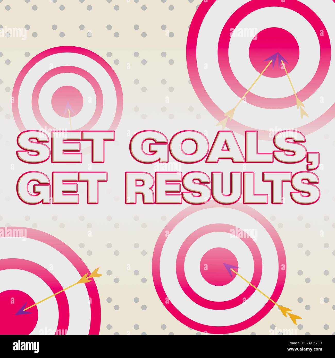 Writing Note Showing Set Goals Get Results Business Concept For Establish Objectives Work For Accomplish Them Arrow And Round Target Asymmetrical Sh Stock Photo Alamy