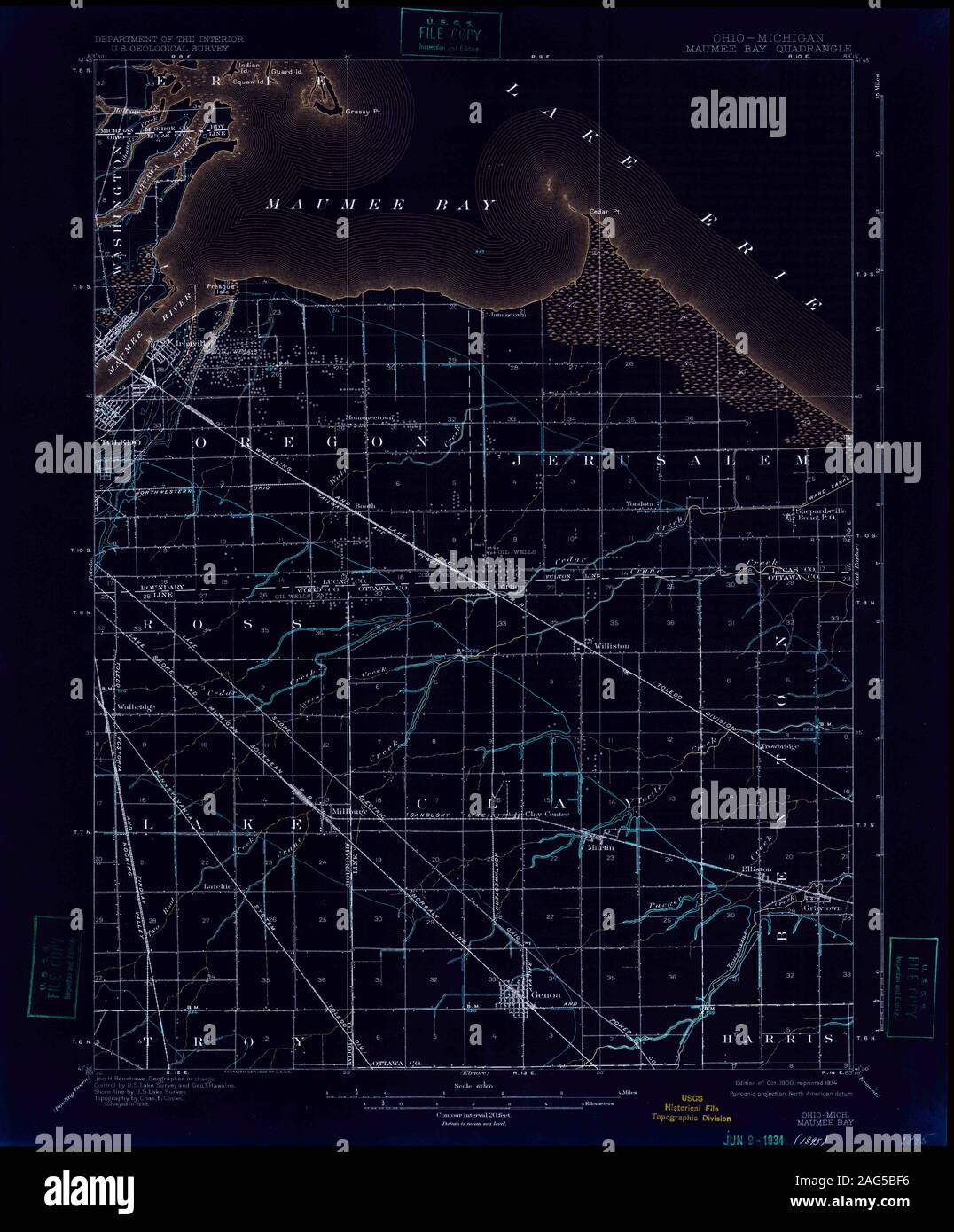 Map of maumee ohio hires stock photography and images Alamy