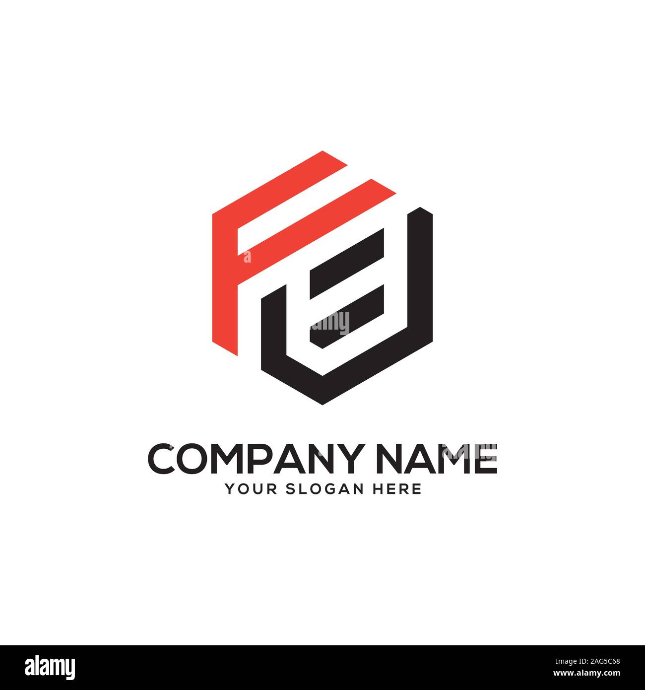 F hexagonal logo designs Stock Vector Image & Art - Alamy