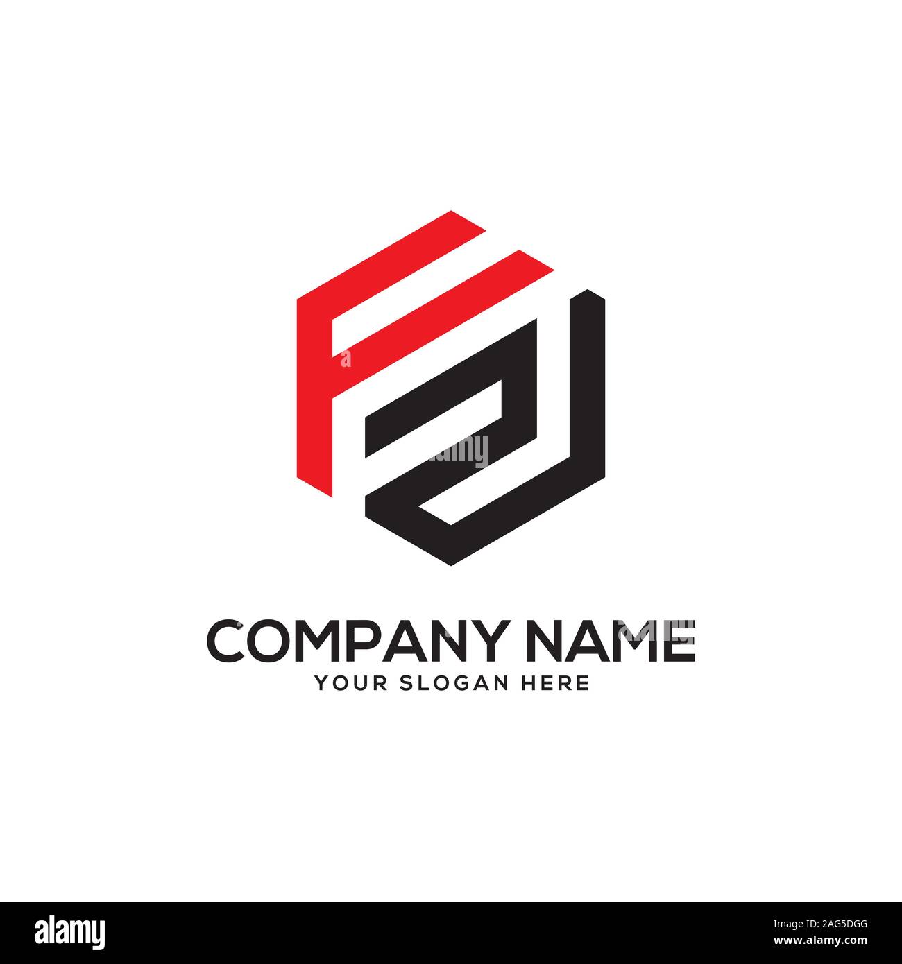 F hexagonal logo designs Stock Vector Image & Art - Alamy