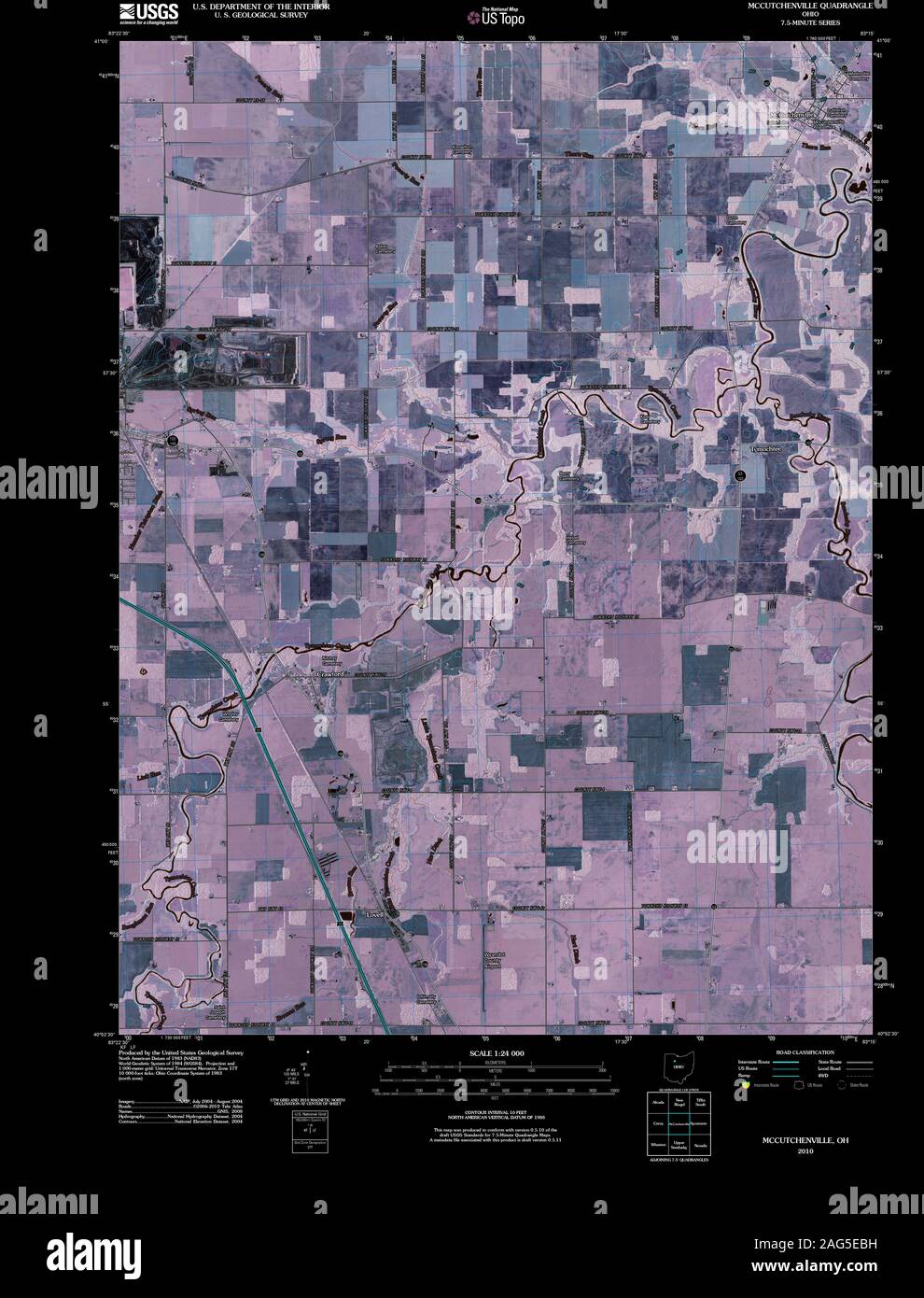 Map of mccutchenville hires stock photography and images Alamy