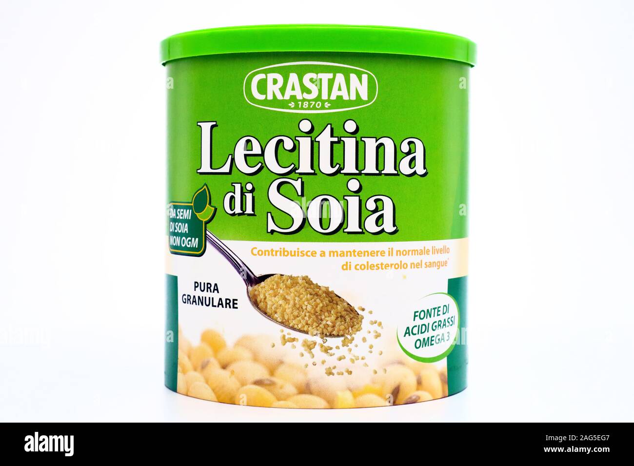 Crastan Soy Lecithin granules. The Soy lecithin is efficacy in reducing
