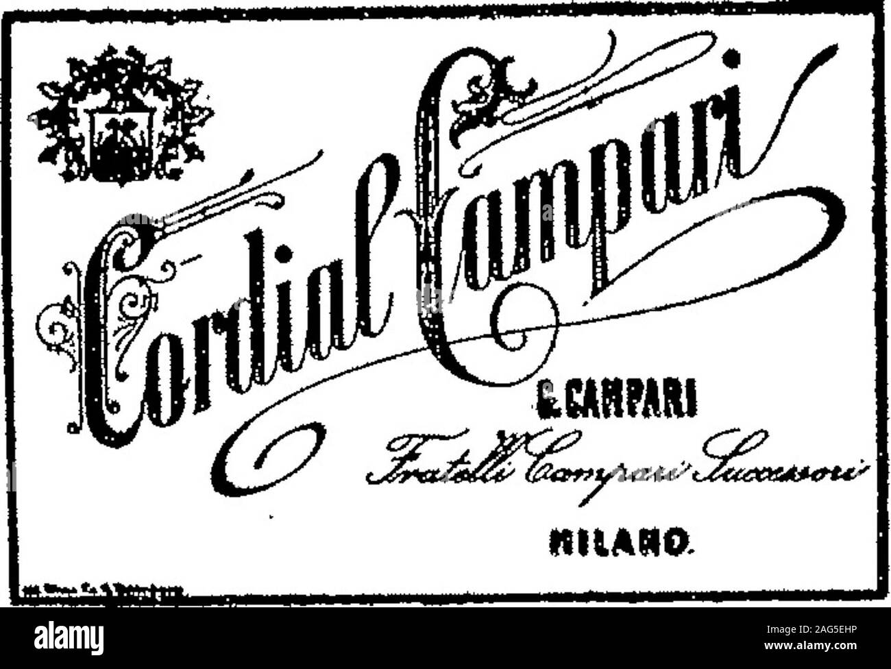 . Boletín Oficial de la República Argentina. 1906 1ra sección. Diciembre 20 de 1906.-Sociedad Q. Cam-pad Fratelli Campan Successori.-Una bebidacordial, clase 68. (Envase). v-28-dbre. Aeta no 19.4603 Stock Photo