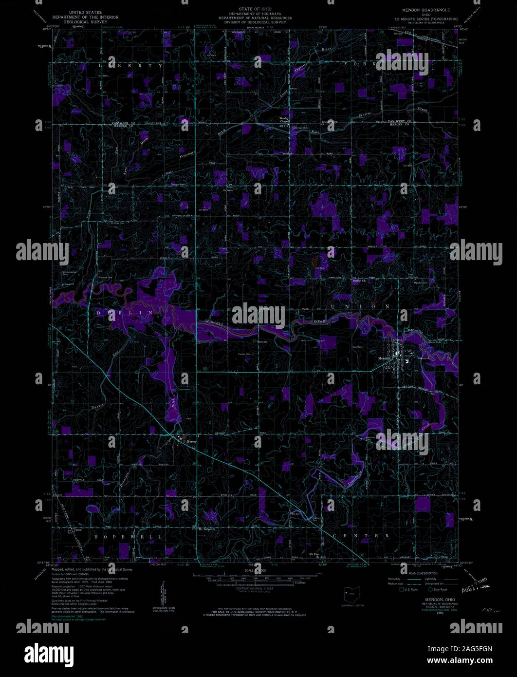 Mendon map hires stock photography and images Alamy