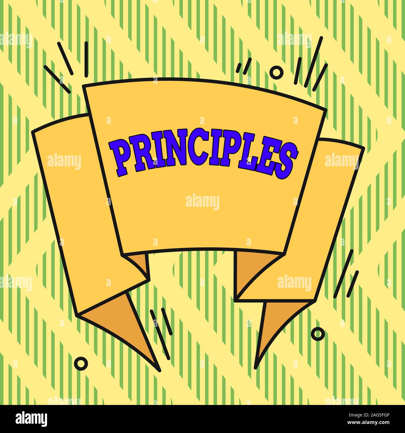 Conceptual hand writing showing Principles. Concept meaning fundamental ...