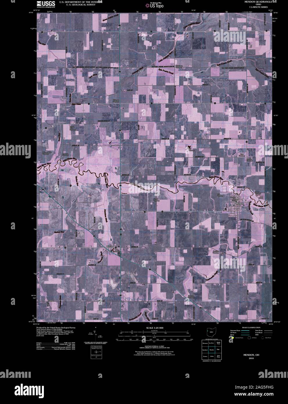 Mendon map hires stock photography and images Alamy