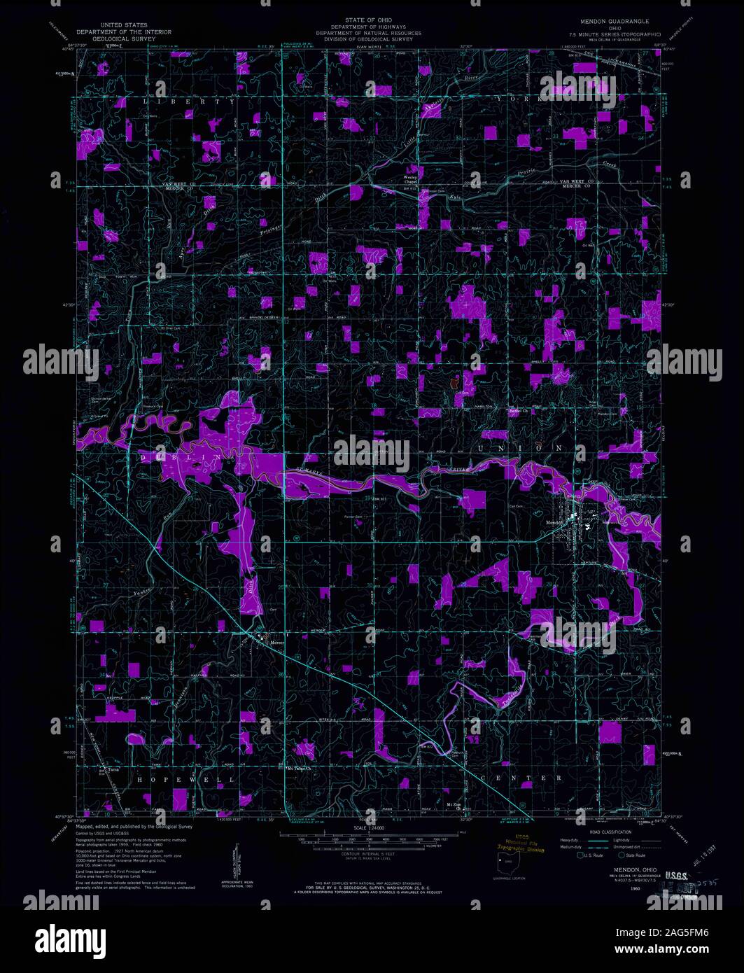 Mendon map hires stock photography and images Alamy