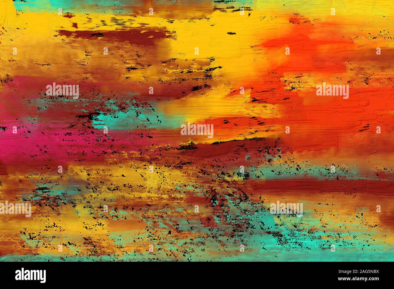 Abstract colorful oil painting background Stock Photo - Alamy