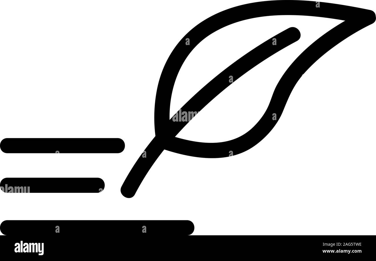 write by hand icon vector. Isolated contour symbol illustration Stock ...
