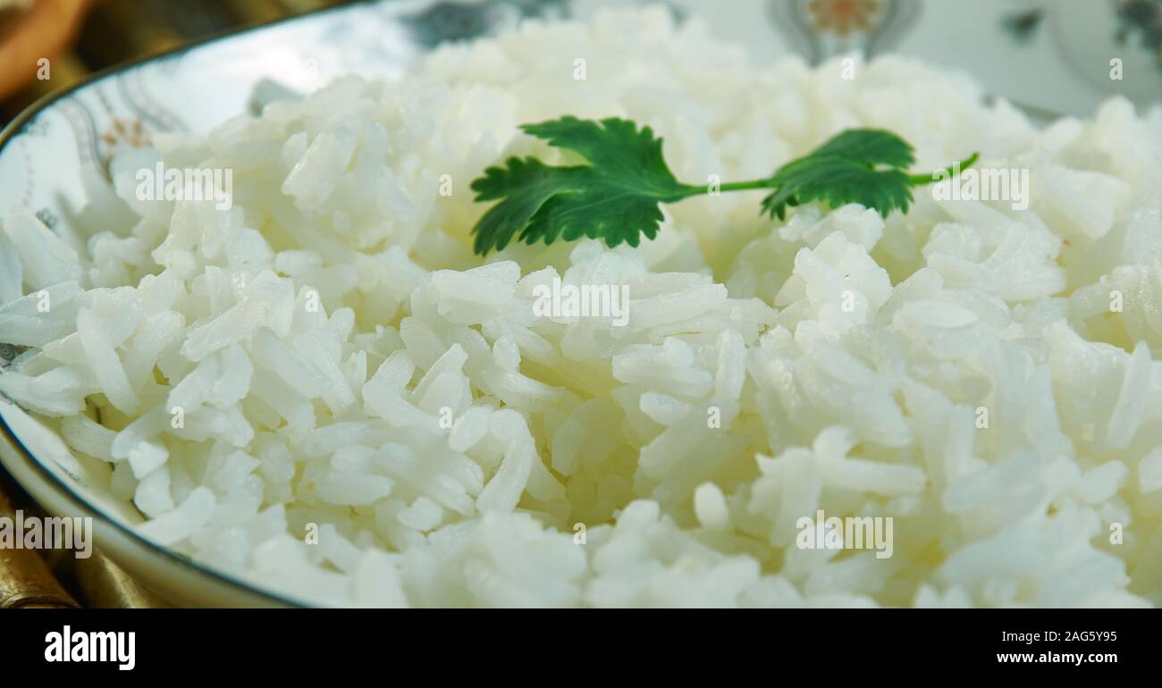 Plain rice, Ghanaian cuisine, Traditional assorted African dishes, Top