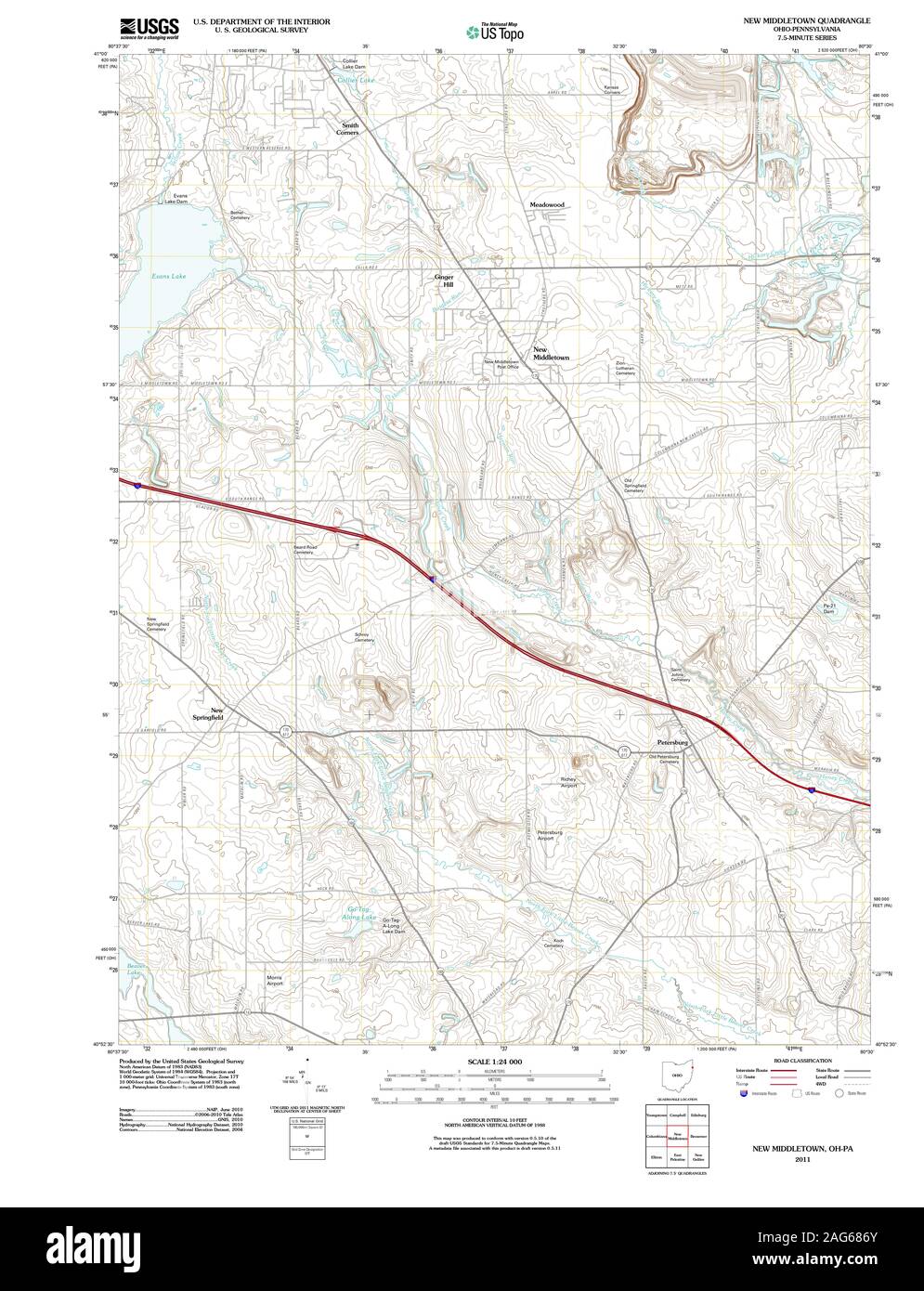 Middletown ohio map Cut Out Stock Images & Pictures Alamy