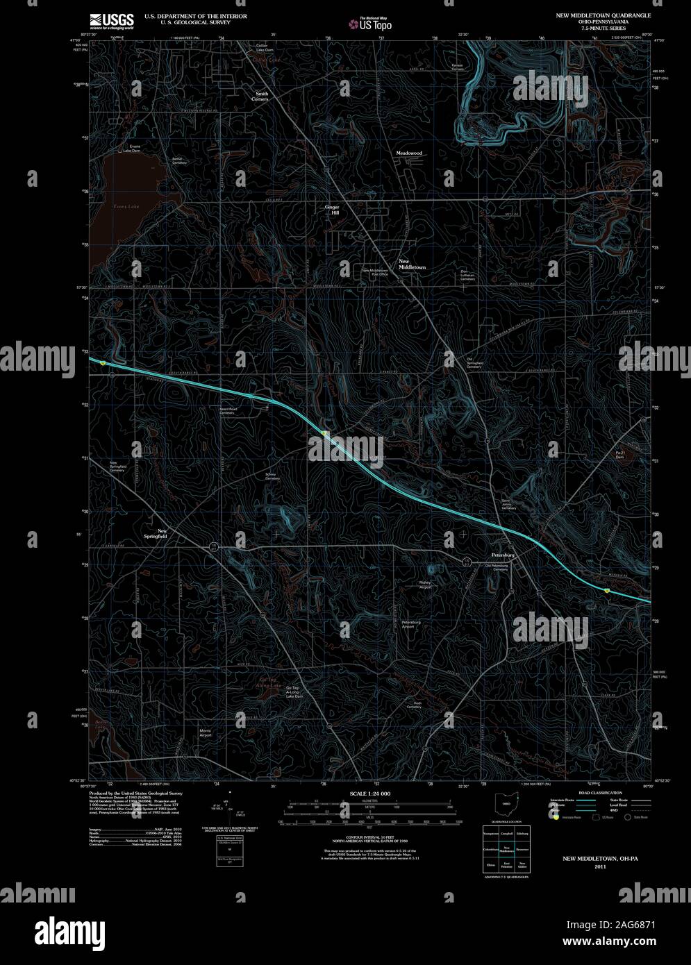 Middletown ohio map hires stock photography and images Alamy