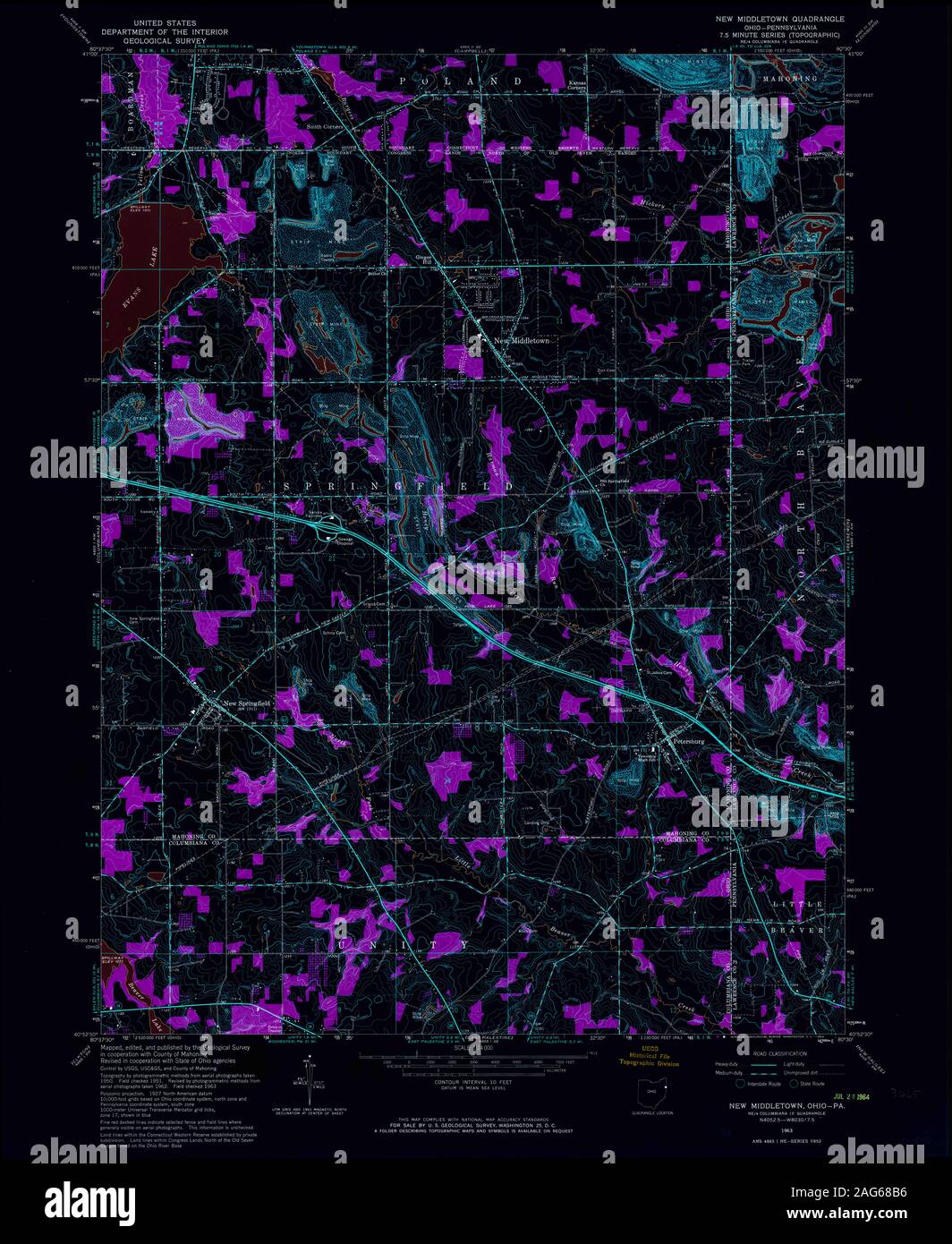 Map of middletown ohio hires stock photography and images Alamy