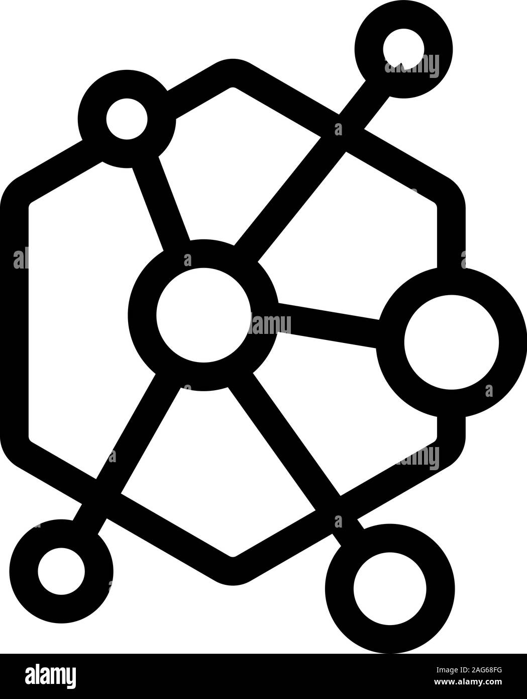 chemical formula icon vector. Isolated contour symbol illustration ...