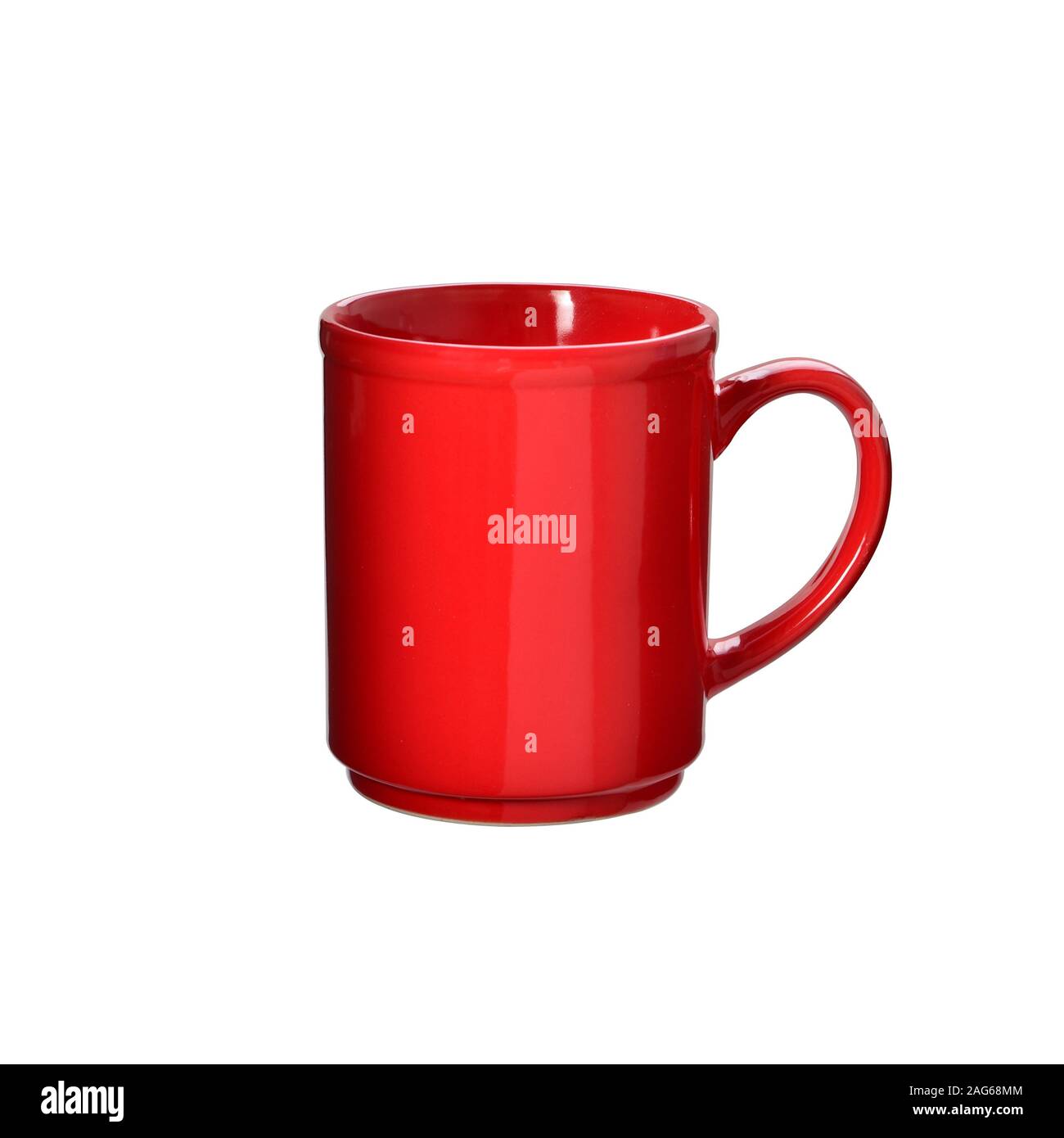 cup or colour ceramic mug on background new Stock Photo