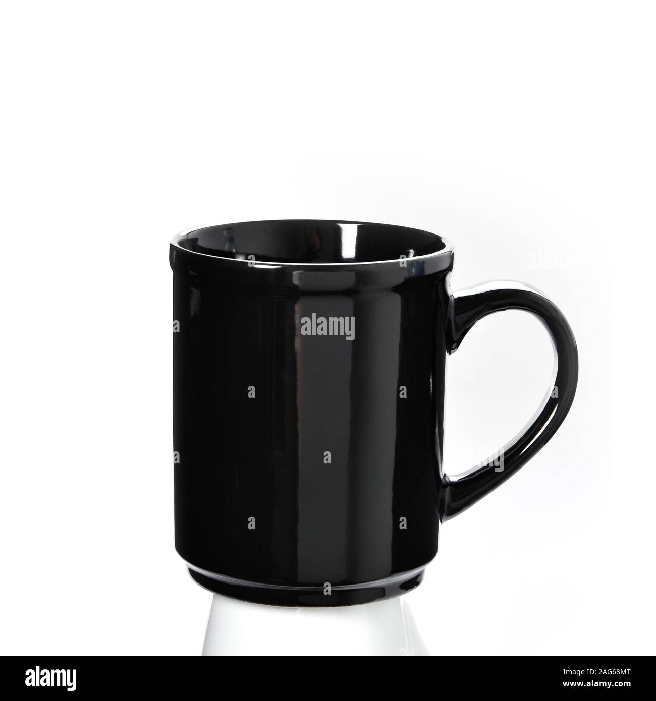 cup or colour ceramic mug on background new Stock Photo