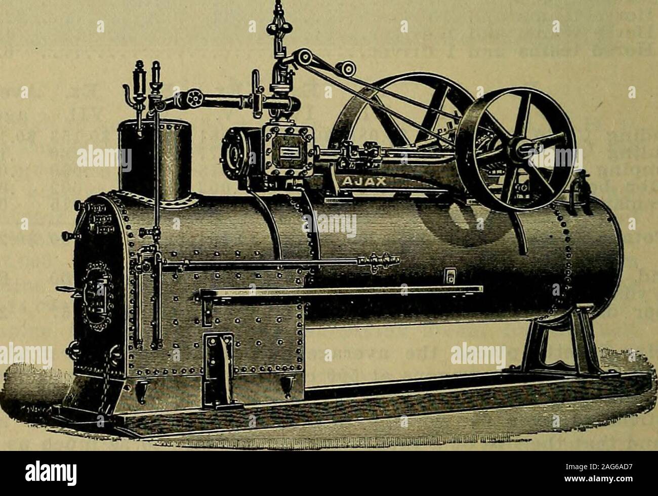 . Handbook of construction plant, its cost and efficiency. Fig. 98. 10x10-inch Cylinder Simple Portable Engine.. Fig. 99. Ajax Center Crank Engine on Skids. ENGINES TABLE 114—STEAM ENGINES—I Prices and sizes of simple center crank engines, without boilers,are: Price. H. P. Bore. Str $116 4 4%, 6 127 5 5 6 142 6 5% 8 153 8 6% 8 173 10 7 10 184 12 7% 10 211 15 8% 11 ?229 18 9 11 280 20 9% 12 293 25 10 12 369 30 10 15 403 35 11 15 451 40 12 15 215200200190180175170150150130130125 Weight.750 lbs.825 lbs.1,270 lbs.1,300 lbs.1,950 lbs.2,025 lbs.2,375 lbs.2,450 lbs.3,230 lbs.3,600 lbs.4,300 lbs.4,950 Stock Photo