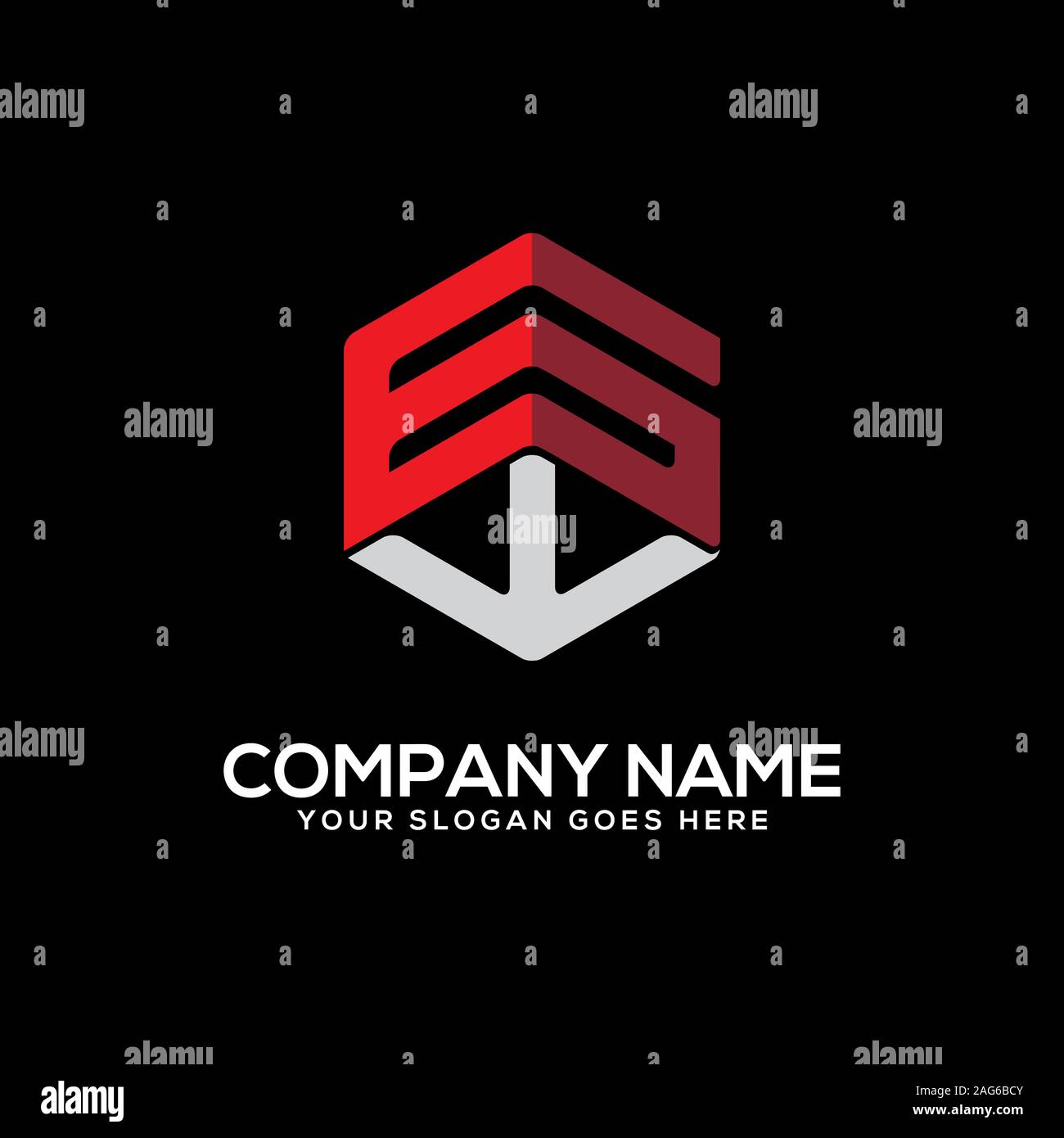 GK letter logo designs, initial name logo vector Stock Vector
