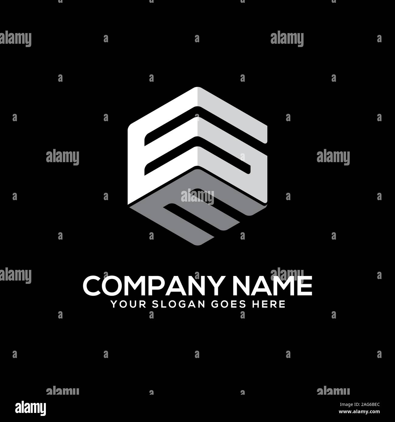 GM letter logo designs, initial name logo vector Stock Vector