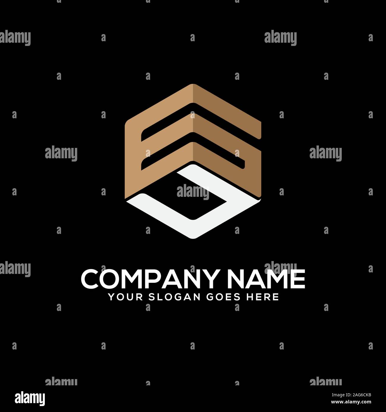 GU letter logo designs, initial name logo vector Stock Vector