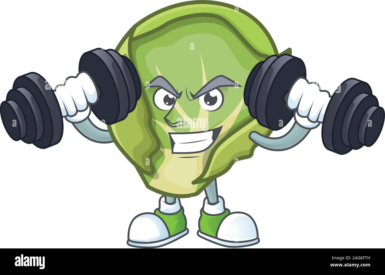 Fresh healthy brussels sprouts Stock Vector Images - Alamy