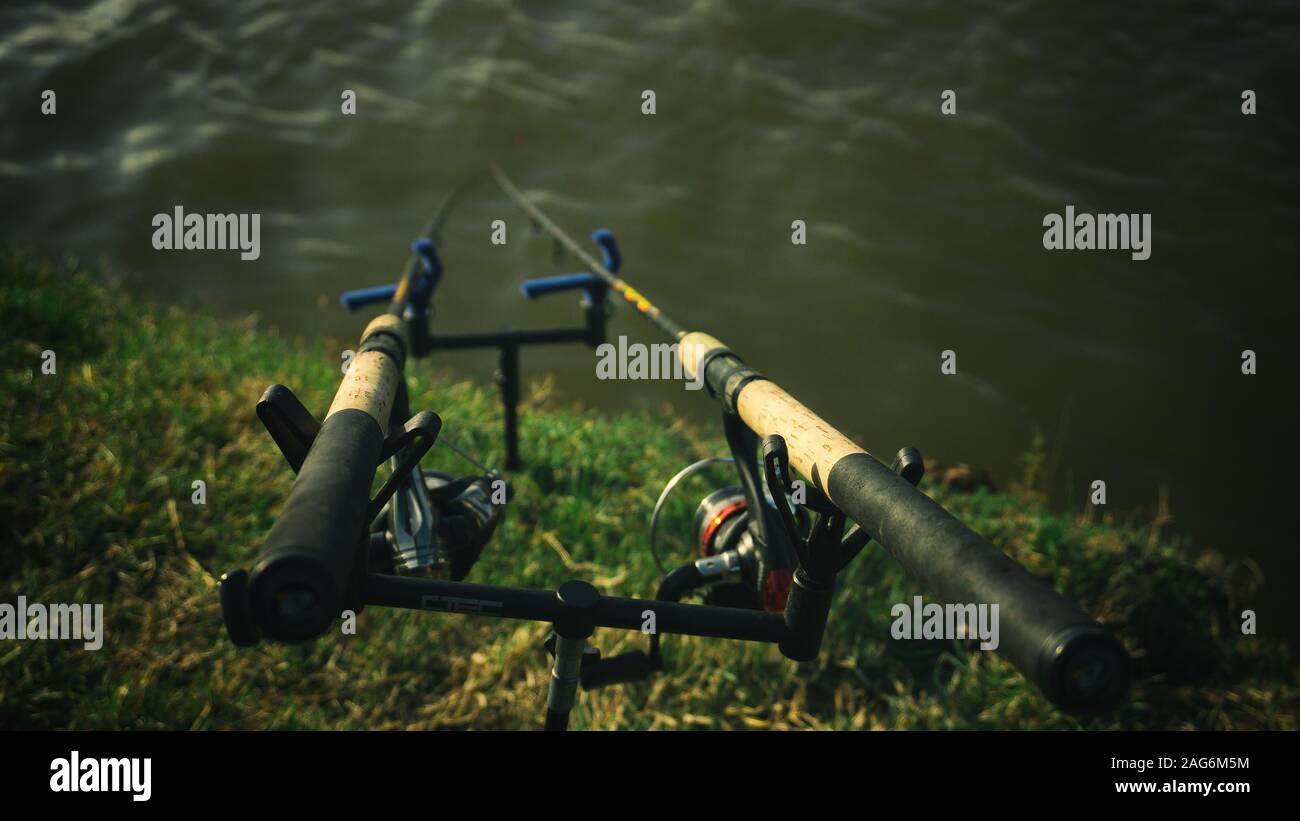 Spinning and fly fishing equipment hi-res stock photography and images -  Alamy