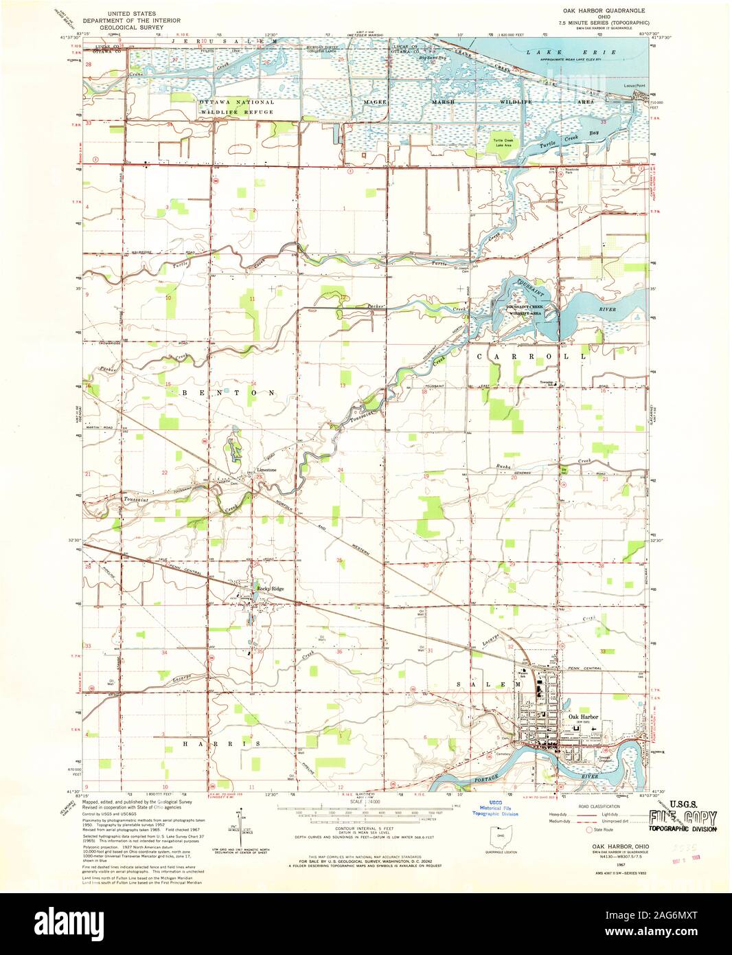 Map of oak harbor hires stock photography and images Alamy