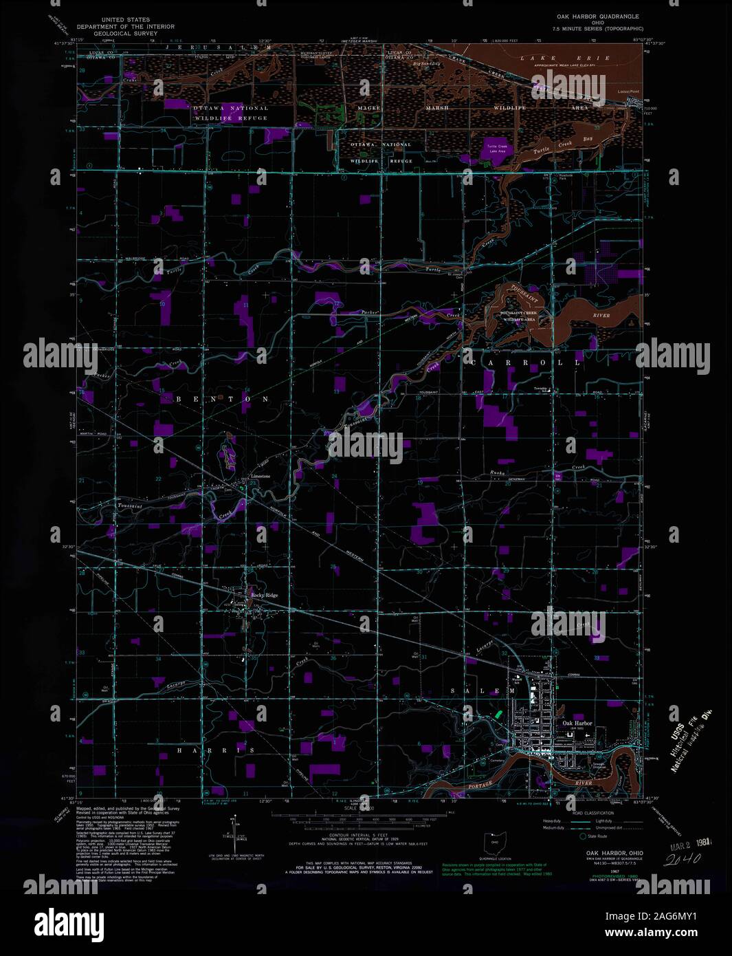 Map of oak harbor hires stock photography and images Alamy