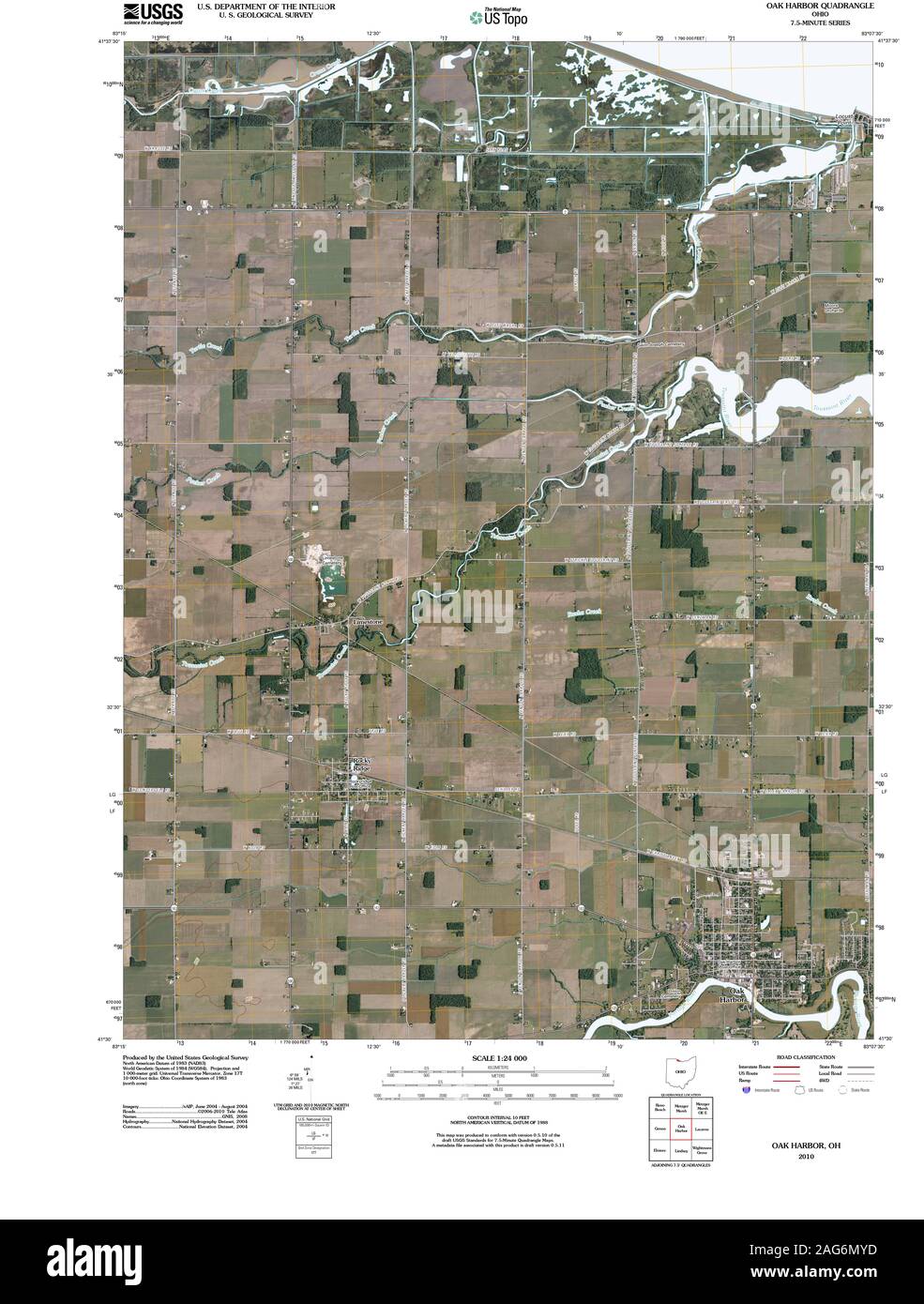 Oak harbor ohio map Cut Out Stock Images & Pictures Alamy