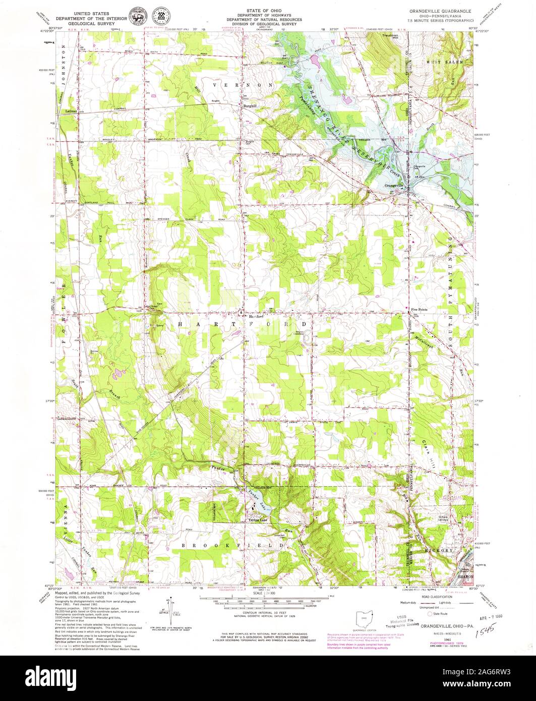 Orangeville map Cut Out Stock Images & Pictures Alamy