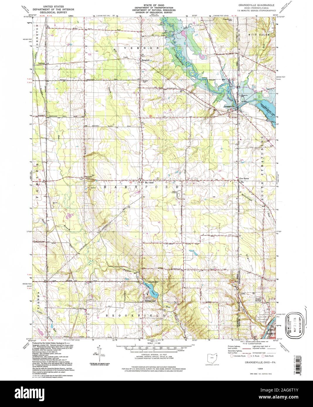 Orangeville map Cut Out Stock Images & Pictures Alamy