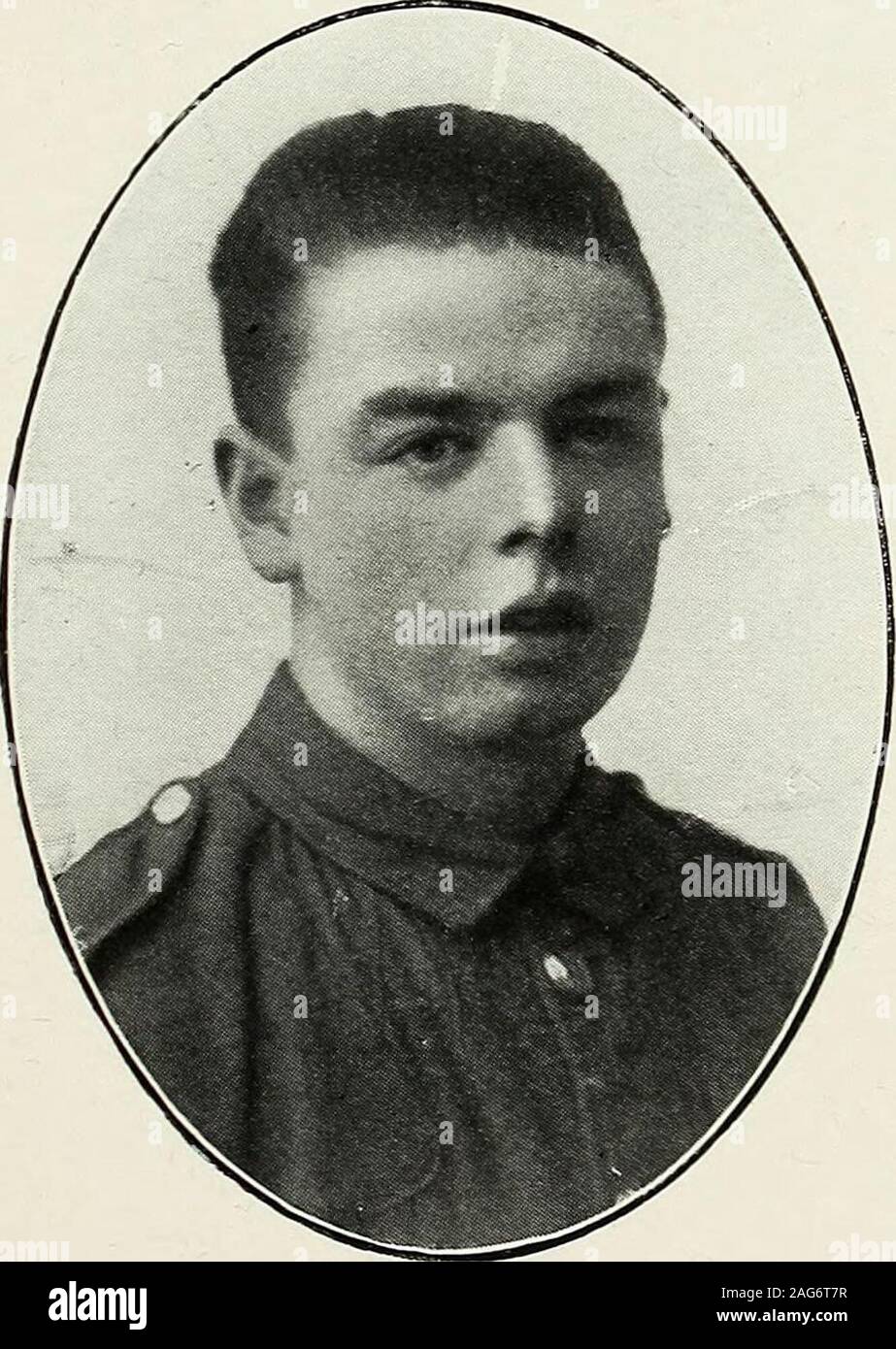 . Record of partners, staff and operatives who participated in the Great War, 1914-1919. Pte. H. BRYANS.3rd Royal Welsh Fusiliers.. Stock Photo