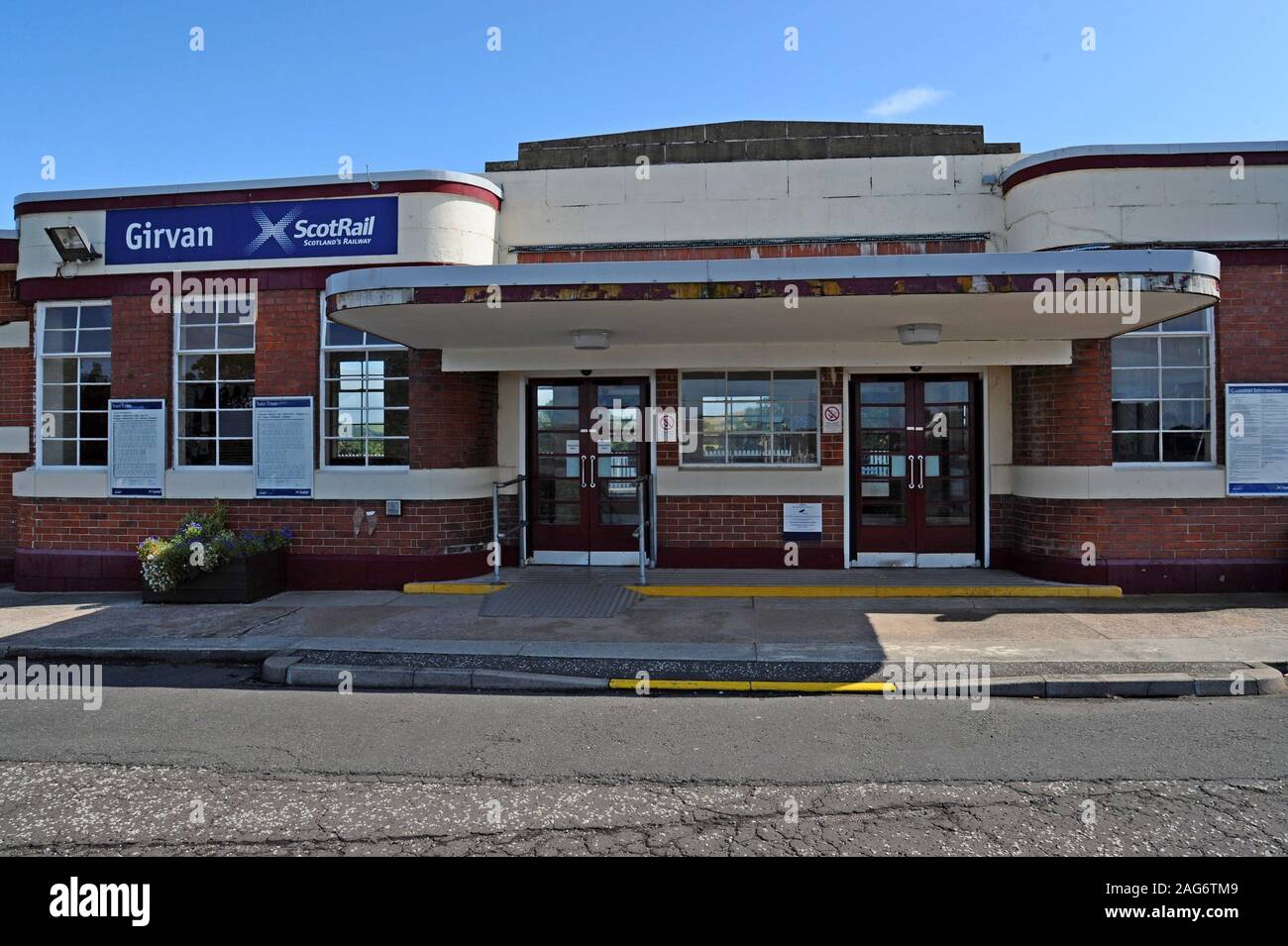 Girvan Station, Ayrshire, Scotland Stock Photo Alamy