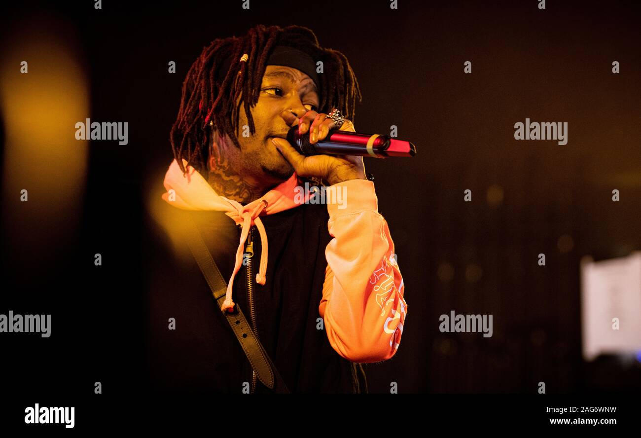 Copenhagen, Denmark. 17th Dec, 2019. The American rapper J.I.D ...