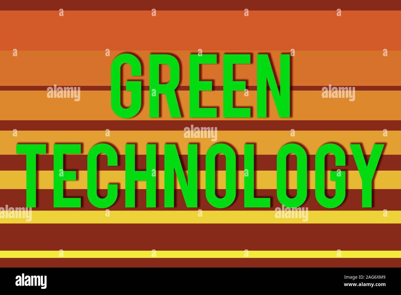 Handwriting text Green Technology. Conceptual photo reverse the effects ...