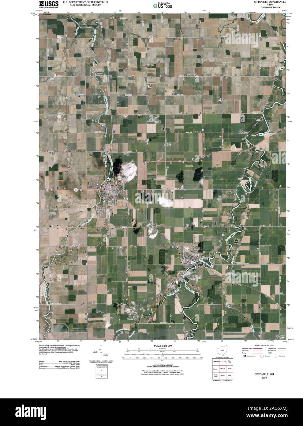 Ottoville ohio map hires stock photography and images Alamy